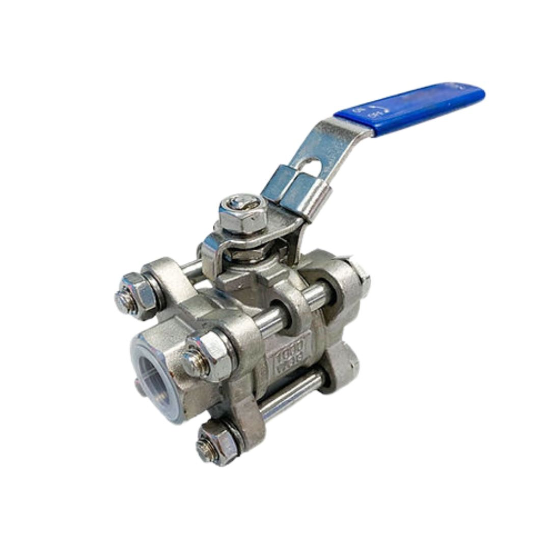 Ball Valves 3 PC Stainless BSP Thread | National Flow Systems