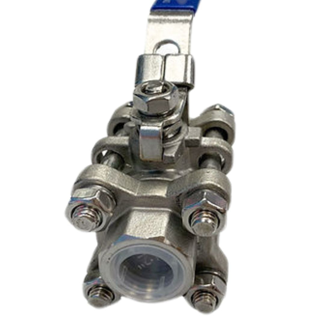 Ball Valves 3 PC Stainless BSP Thread | National Flow Systems