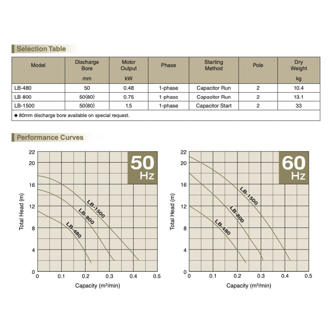 Submersible Dewatering Pumps LB-800 | National Flow Systems