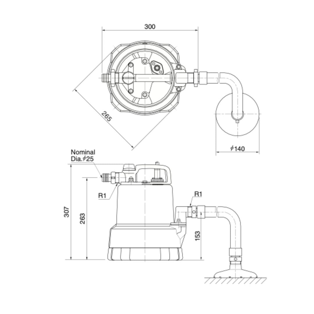 Submersible Dewatering Pumps LSP-1.4S | National Flow Systems